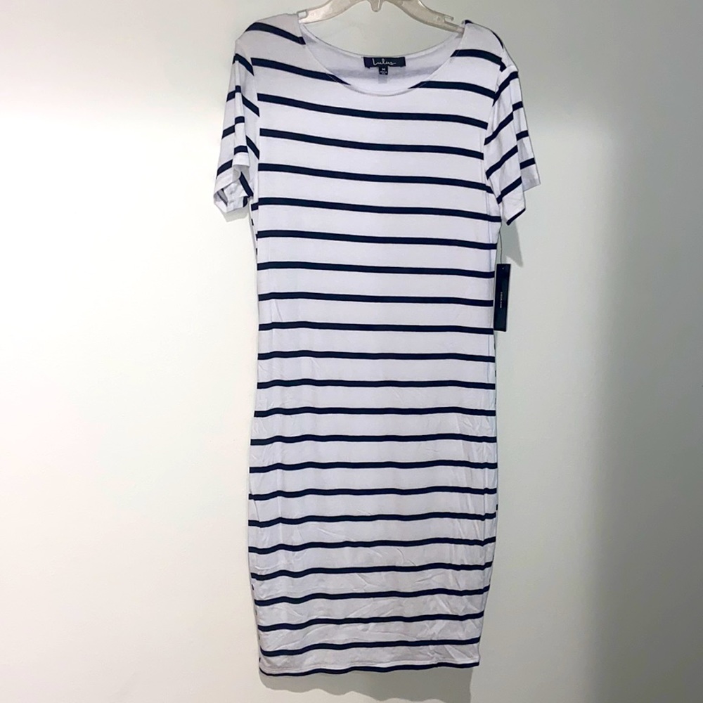 Striped Midi Dress
